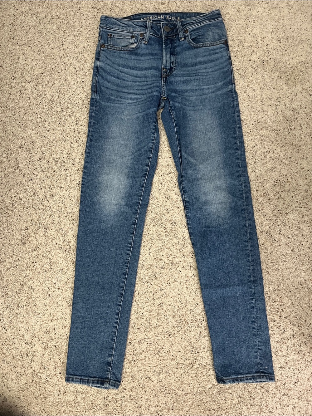 American Eagle Outfitters Blue Skinny Jeans - Kids